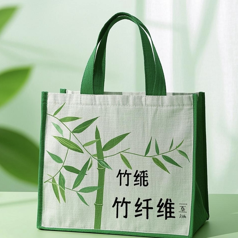 竹纤维棉布环保袋